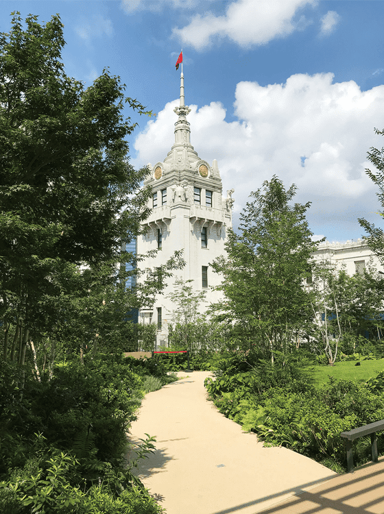 屋上 日本橋庭園 ＜本館屋上＞